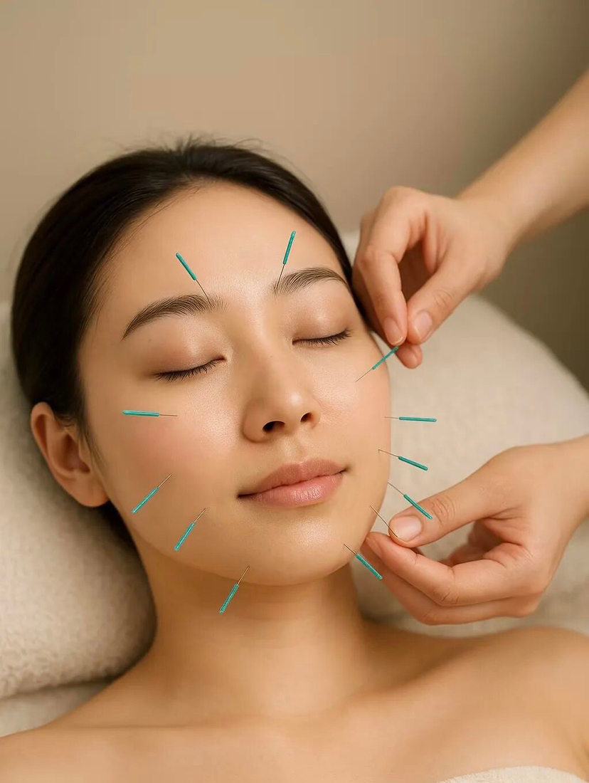 Facial acupuncture treatment